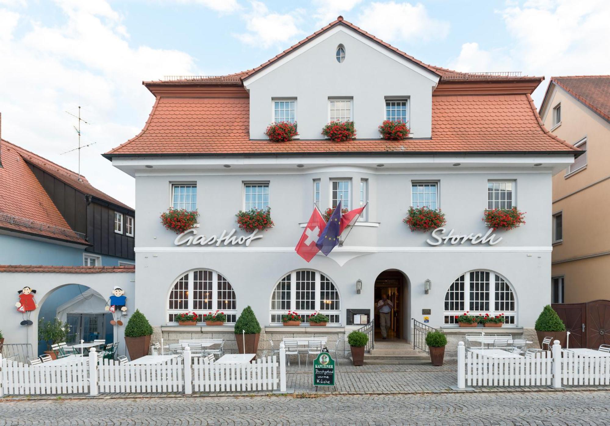 Hotel Gasthof Zum Storch Schlüsselfeld Exteriér fotografie